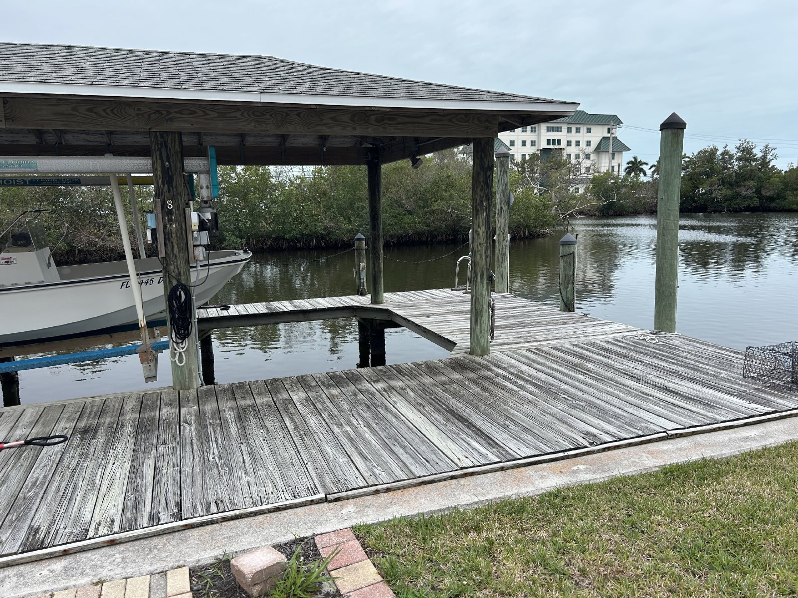 Waterfront attached suite with boat dock property image
